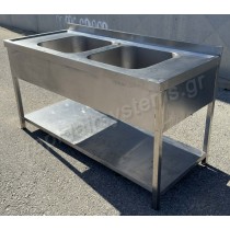 Μεταχειρισμένη Λάντζα Ανοιχτή 2 Γούρνες 1.60 m