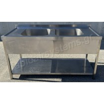 Μεταχειρισμένη Λάντζα Ανοιχτή 2 Γούρνες 1.60 m