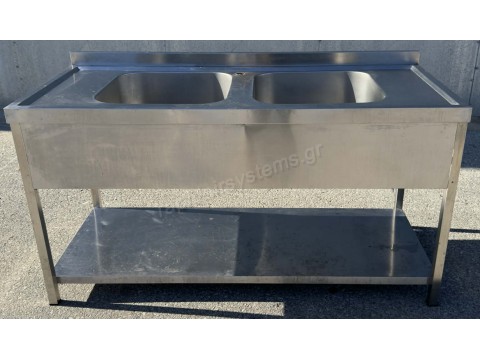 Μεταχειρισμένη Λάντζα Ανοιχτή 2 Γούρνες 1.60 m