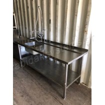 Μεταχειρισμένο τραπέζι εισόδου πλυντήριου 1.8 m