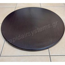 Επιφάνεια τραπεζιού Φ60cm Wenge Ξύλου Werzalit
