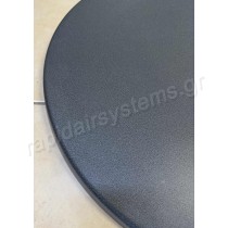 Επιφάνεια τραπεζιού Topalit Charcoal gray Φ60