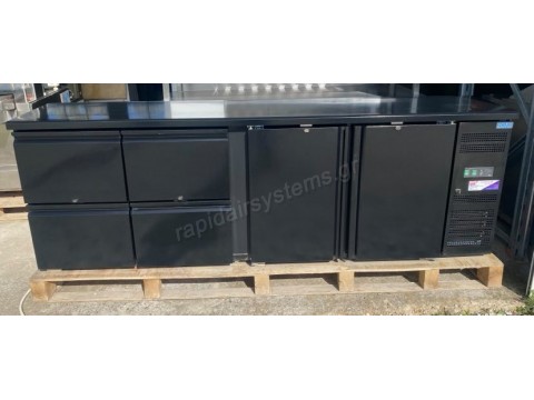Ψυγείο back bar 4 συρτάρια + 2 πόρτες POLAR GL456