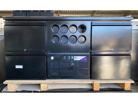 Ψυγείο πάγκος back bar POLAR GL457 με 8 θέσεις φιαλών