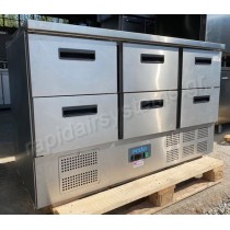 Ψυγείο πάγκος συντήρηση με 6 συρτάρια POLAR CR711-E