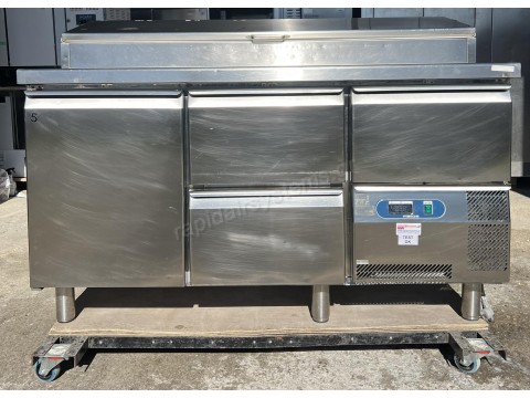 Μεταχειρισμένο ψυγείο πάγκος σαλατών-λαχανικών METOS 