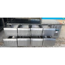 Ψυγείο πάγκος με 8 συρτάρια POLAR DA 549 -E