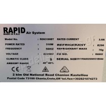 Επαγγελματικό ψυγείο πάγκος κατάψυξης Rapid Air System RGN3100BT
