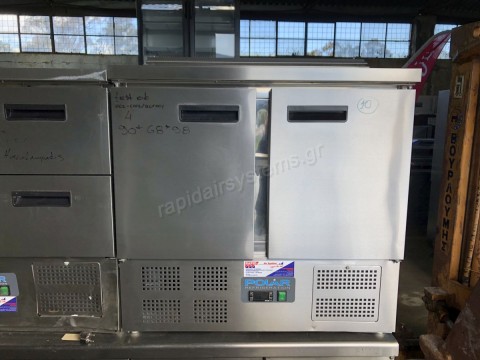 Ψυγείο πάγκος με 2 πόρτες POLAR U636