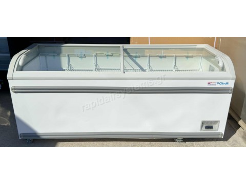 Eπαγγελματικός καταψύκτης 700 λίτρων με συρόμενα τζάμια